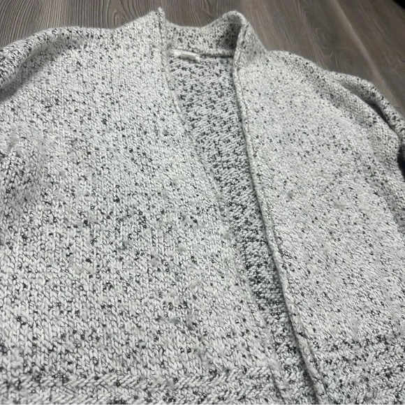 Caslon Heathered Gray Long‎ Chunky Knit Cardigan - Picture 2 of 4